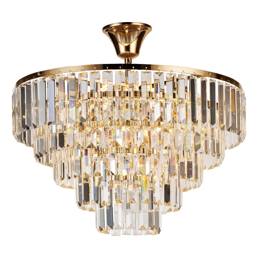 Brilagi - Lestenec CRYSTAL 5xE14/40W/230V zlata