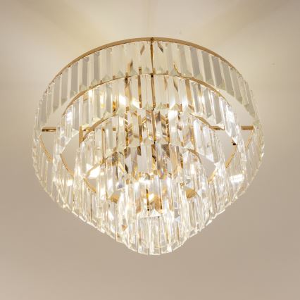 Brilagi - Lestenec CRYSTAL 5xE14/40W/230V zlata