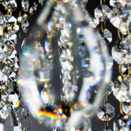 Brilagi - Lestenec CRYSTAL 6xE14/60W/230V zlata