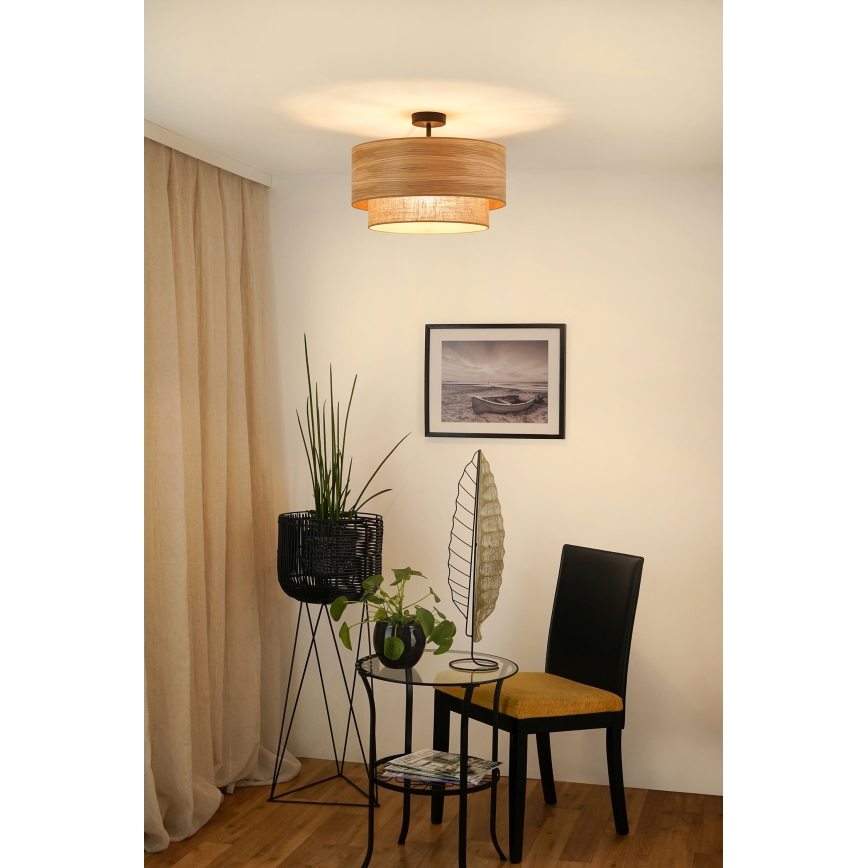 Brilagi - Lestenec MONTANA BOHO 1xE27/15W/230V pr. 45 cm rjava