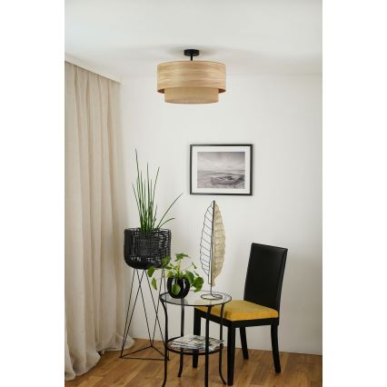 Brilagi - Lestenec MONTANA BOHO 1xE27/15W/230V pr. 45 cm rjava
