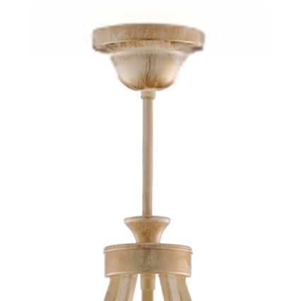 Brilagi - Lestenec na drogu SAPHIRE 5xE27/15W/230V premer 66 cm kremna/zlata/patina