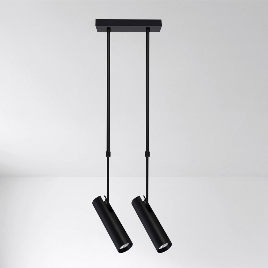 Brilagi - Lestenec na drogu SELE 2xGU10/30W/230V črn