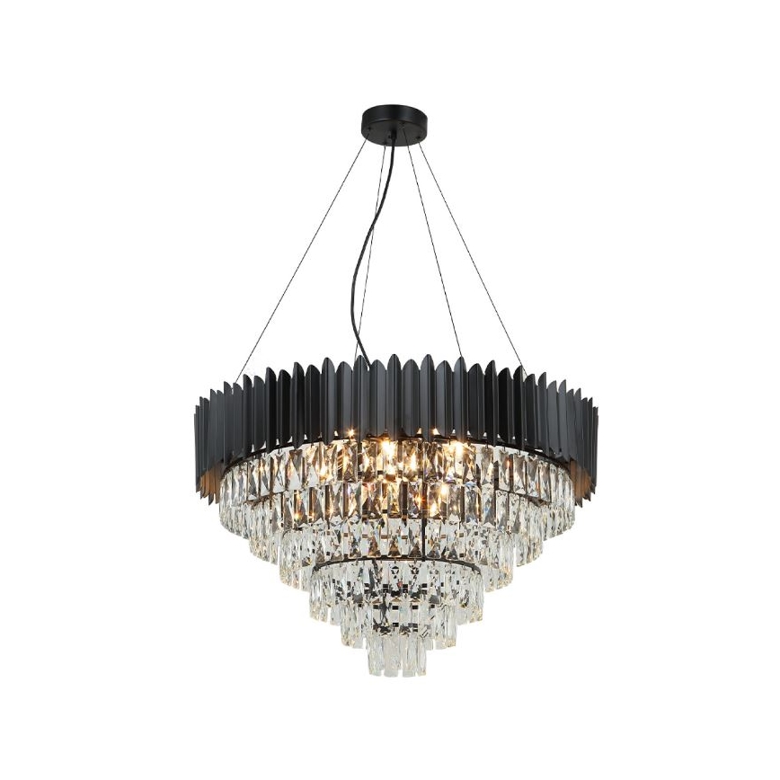 Brilagi - Lestenec na jekleni vrvici CARLOS 11xE14/40W/230V, premer 80 cm