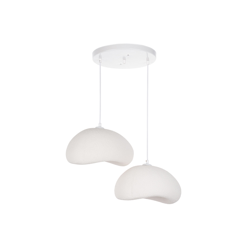 Brilagi - Lestenec na jekleni vrvici WABI SABI 2xE27/40W/230V premer 60 cm bela
