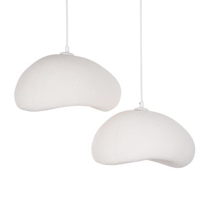 Brilagi - Lestenec na jekleni vrvici WABI SABI 2xE27/40W/230V premer 60 cm bela