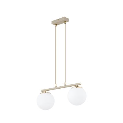 Brilagi - Lestenec na kabelu MILO 2xE27/60W/230V bež/zlata