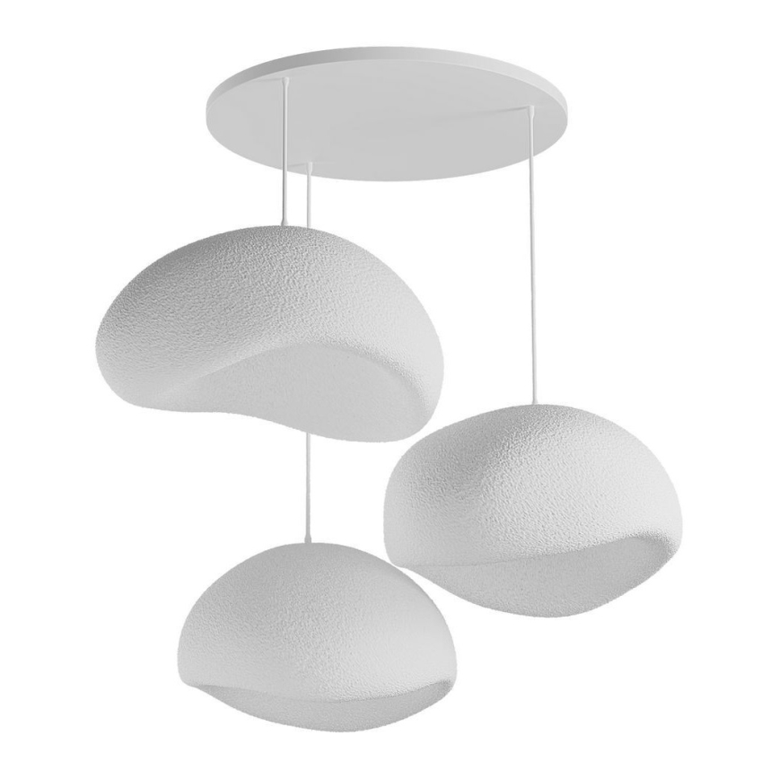 Brilagi - Lestenec na kabelu WABI SABI 3xE27/40W/230V, premer 60 cm, bela