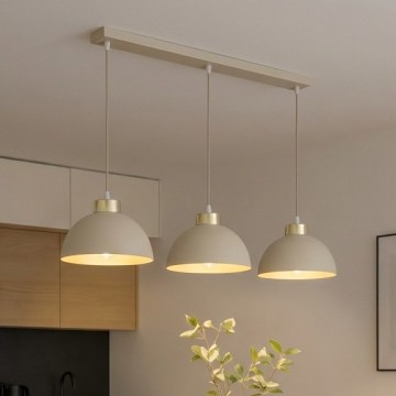 Brilagi - Lestenec na kablu 3xE27/60W/230V bež/zlat
