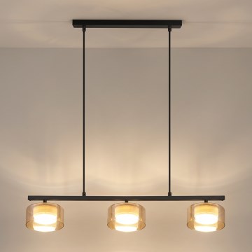 Brilagi - lestenec na kablu AURA LUX 3xGX53/30W/230V črna/zlata