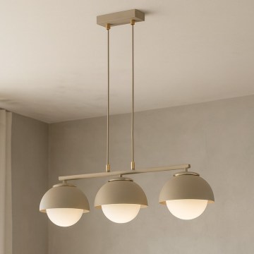 Brilagi - lestenec na kablu COSMO 3xE27/60W/230V bež/zlata