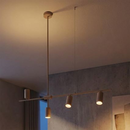 Brilagi - Lestenec na kablu CRANE 4xGU10/30W/230V bež