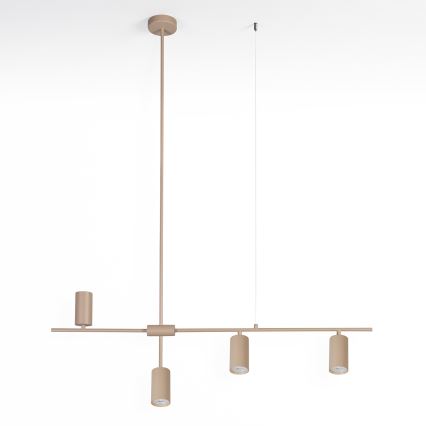 Brilagi - Lestenec na kablu CRANE 4xGU10/30W/230V bež