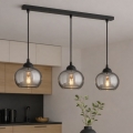 BRILAGI - Lestenec na kablu DIOR 3xE27/60W/230V črna/dimno siva