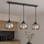 Brilagi - Lestenec na kablu DIOR 3xE27/60W/230V črna/dimno siva