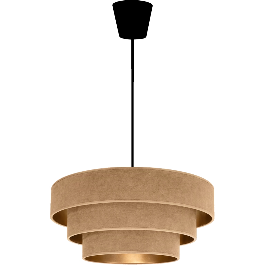 Brilagi - Lestenec na kablu LUNETA 1xE27/60W/230V Ø 40 cm bež/zlata