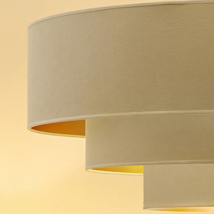 Brilagi - Lestenec na kablu LUNETA 3xE27/60W/230V pr. 80 cm kremna/zlata