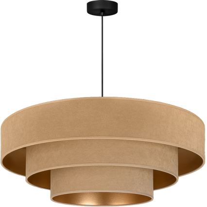 Brilagi - Lestenec na kablu LUNETA 3xE27/60W/230V, premer 80 cm, bež/zlata