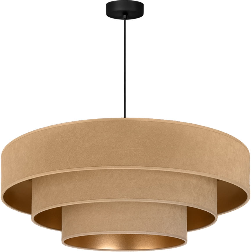 Brilagi - Lestenec na kablu LUNETA 3xE27/60W/230V, premer 80 cm, bež/zlata