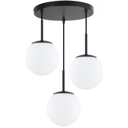 Brilagi - Lestenec na kablu MILO 3xE27/60W/230V črna