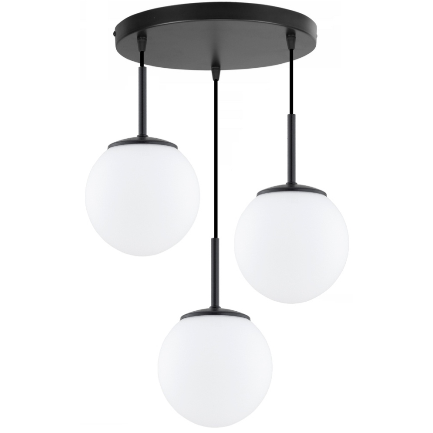 Brilagi - Lestenec na kablu MILO 3xE27/60W/230V črna