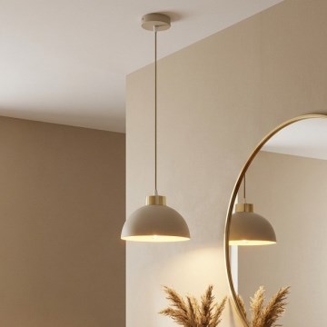 Brilagi - Lestenec na kablu MOON 1xE27/60W/230V Ø 18 cm bež/zlata