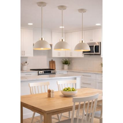 Brilagi - Lestenec na kablu MOON 1xE27/60W/230V Ø 18 cm bež/zlata
