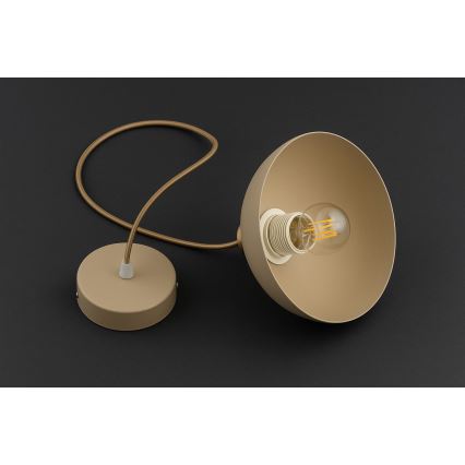 Brilagi - Lestenec na kablu MOON 1xE27/60W/230V Ø 18 cm bež/zlata