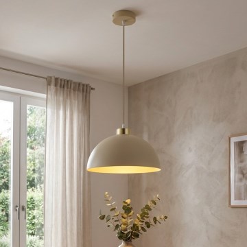 Brilagi - Lestenec na kablu MOON 1xE27/60W/230V Ø 30 cm bež/zlata