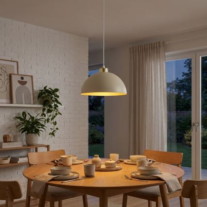 Brilagi - Lestenec na kablu MOON 1xE27/60W/230V Ø 30 cm bež/zlata