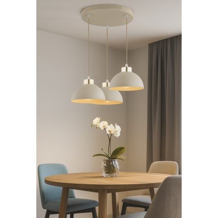 Brilagi - Lestenec na kablu MOON 3xE27/60W/230V bežna/zlata