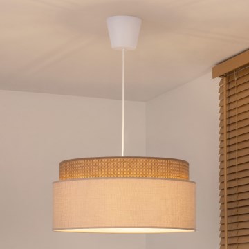 Brilagi - Lestenec na kablu PADOVA 1xE27/60W/230V Ø 40 cm bež
