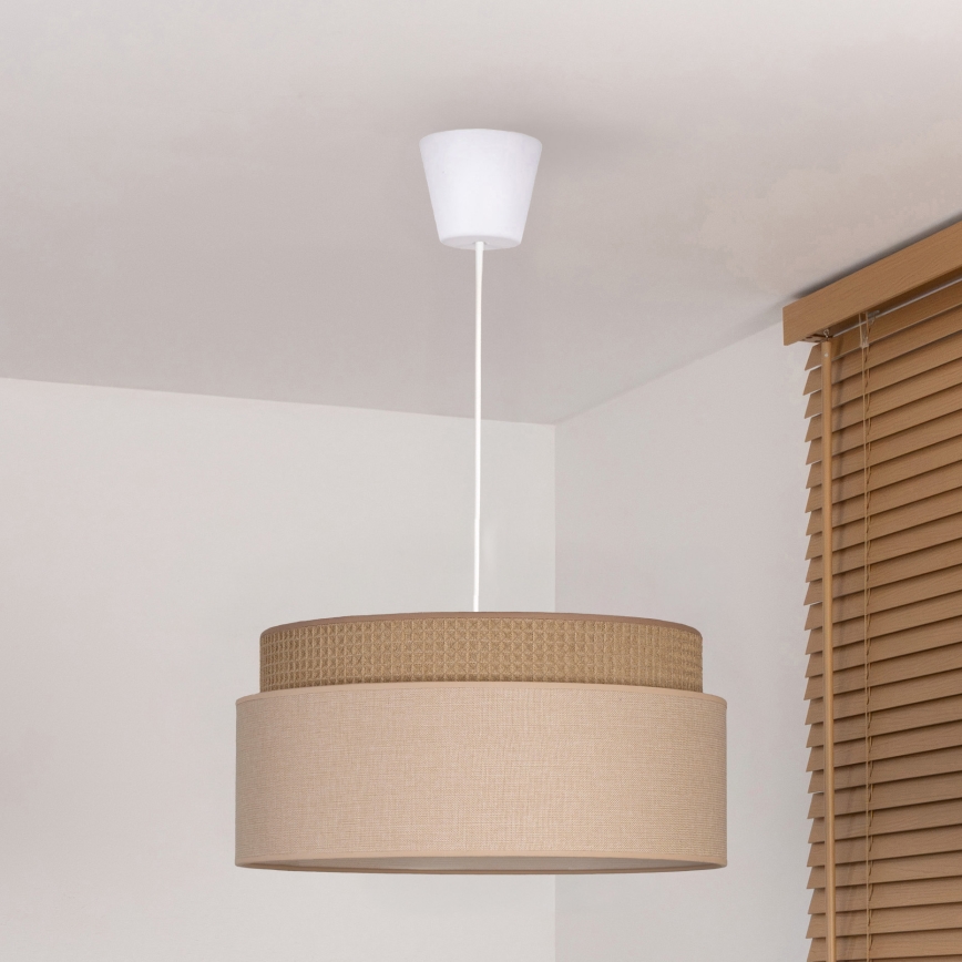 Brilagi - Lestenec na kablu PADOVA 1xE27/60W/230V Ø 40 cm bež