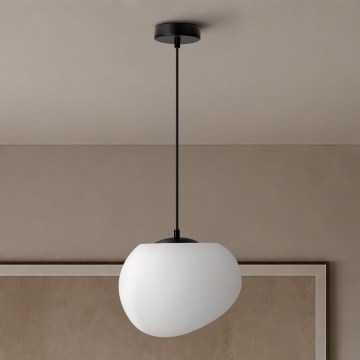 BRILAGI - Lestenec na kablu PEBBLES 1xE27/40W/230V premer 25 cm črna