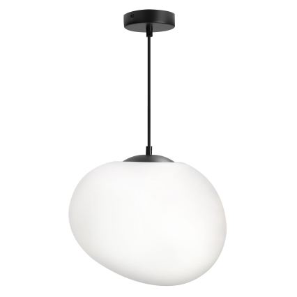 BRILAGI - Lestenec na kablu PEBBLES 1xE27/40W/230V premer 25 cm črna