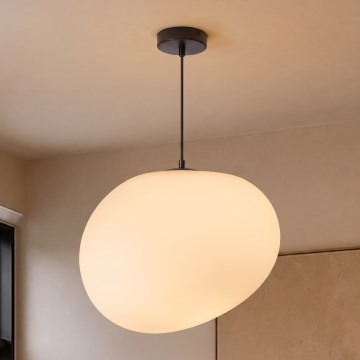 BRILAGI - Lestenec na kablu PEBBLES 1xE27/40W/230V Ø 40 cm črna