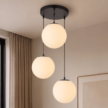 BRILAGI - Lestenec na kablu POLOS 3xE27/40W/230V premer 42 cm črna