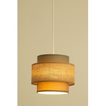 Brilagi - Lestenec na kablu RESNA 3xE27/60W/230V premer 45 cm rjav/bež