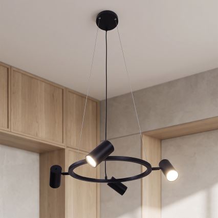 Brilagi - Lestenec na kablu SELE 4xGU10/30W/230V črna