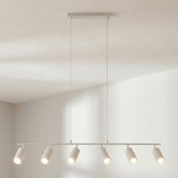 Brilagi - Lestenec na kablu SELE 6xGU10/30W/230V bela