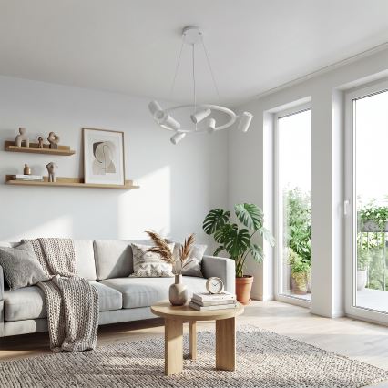 BRILAGI - Lestenec na kablu SELE 6xGU10/30W/230V bela