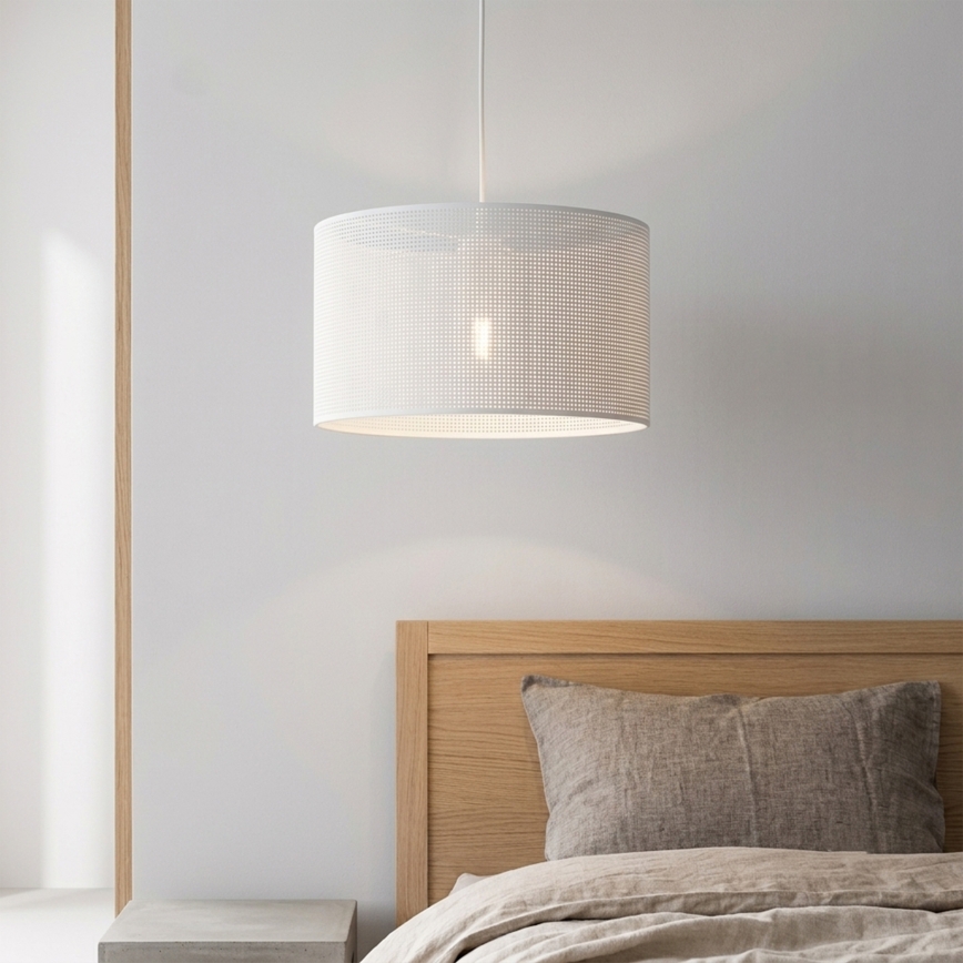 Brilagi - Lestenec na kablu SIRIJA MODERN 1xE27/60W/230V, premer 35 cm, bela
