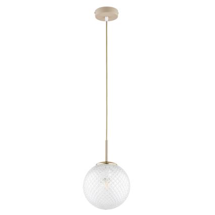 Brilagi - Lestenec na kablu STELLA 1xE27/60W/230V Ø 18 cm bež/zlata