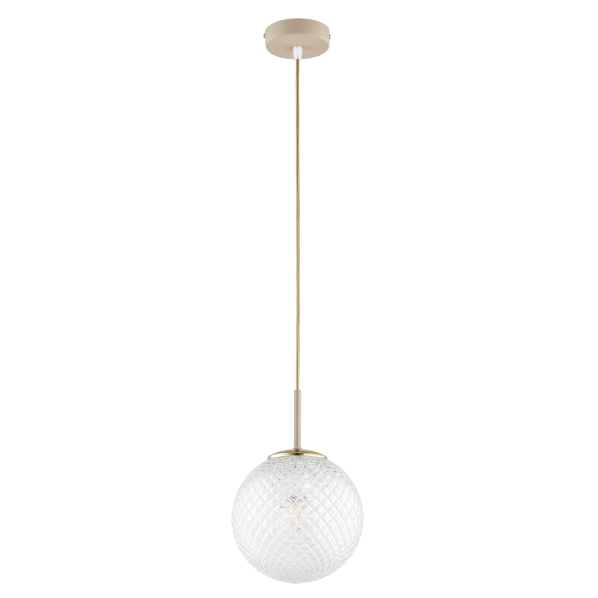 Brilagi - Lestenec na kablu STELLA 1xE27/60W/230V Ø 18 cm bež/zlata