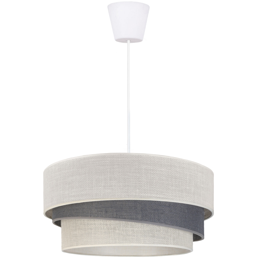 Brilagi - Lestenec na kablu TRIO 1xE27/60W/230V premer 40 cm kremna/siva