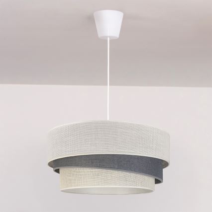 Brilagi - Lestenec na kablu TRIO 1xE27/60W/230V premer 40 cm kremna/siva