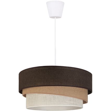 Brilagi - Lestenec na kablu TRIO 1xE27/60W/230V, premer 40 cm, rjava/bež/bela