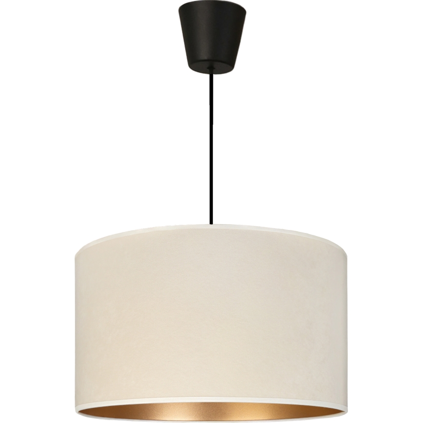 Brilagi - Lestenec na kablu VELVET 1xE27/60W/230V premer 40 cm kremna/zlata