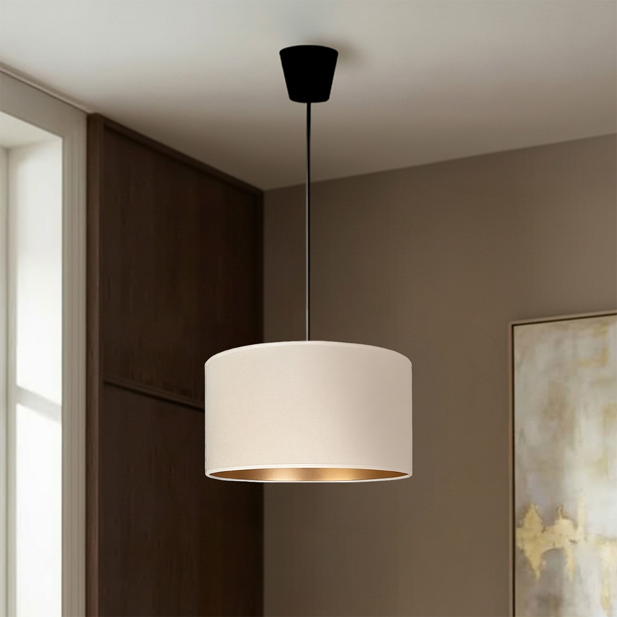 Brilagi - Lestenec na kablu VELVET 1xE27/60W/230V premer 40 cm kremna/zlata