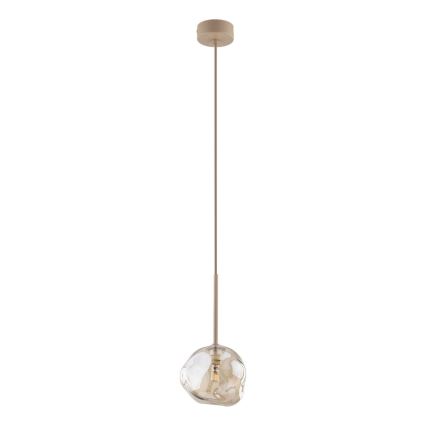 Brilagi - Lestenec na kablu VULCANO 1xG9/8W/230V Ø 15 cm bež/dimno bež